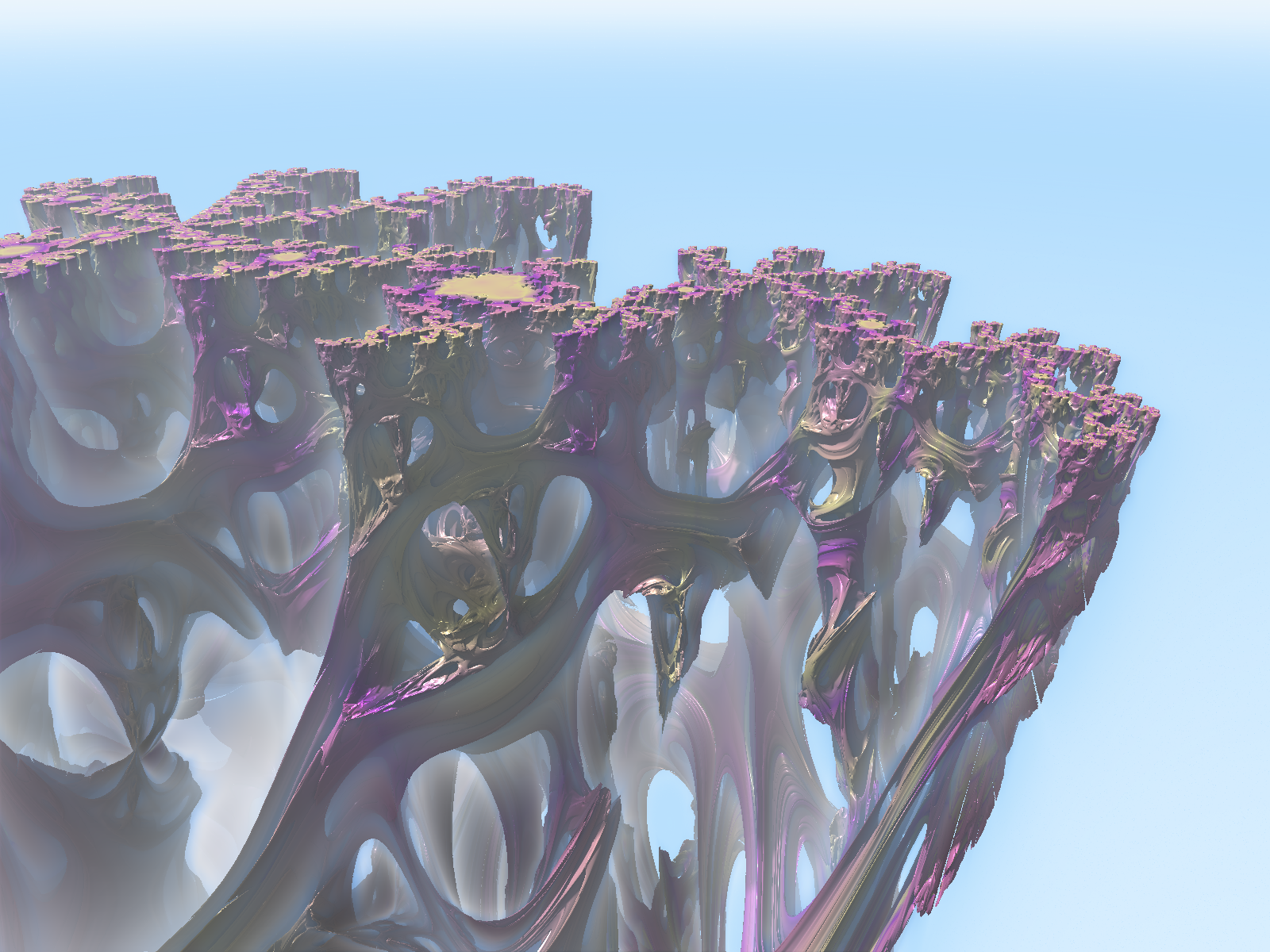 Self-Similarity of Erosion Marks mapped to Voxel Slices